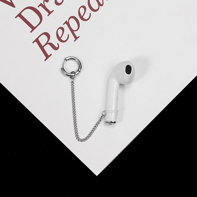 Earrings, Creative Wireless Bluetooth Matching Earrings Airpod Earrings