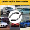 Set Of 2 Elegant Carbon Fiber Design Steering Wheel Covers Strong Natural Fiber Construction Case for Season Use