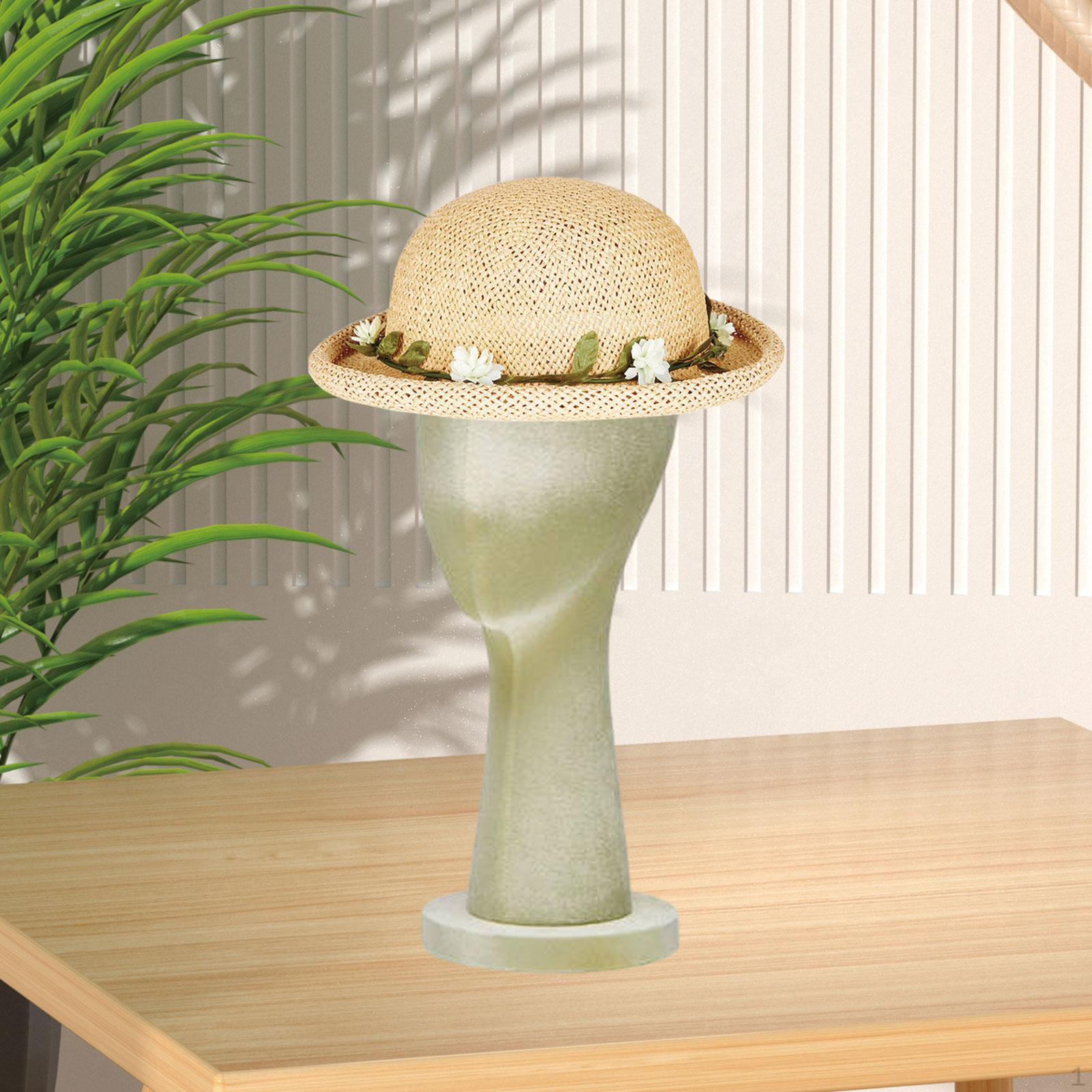 

Манекен голова модель шапки стойка для хранения портативная многоцелевая шляпа подставка парик для салона ювелирных изделий Cream Yellow