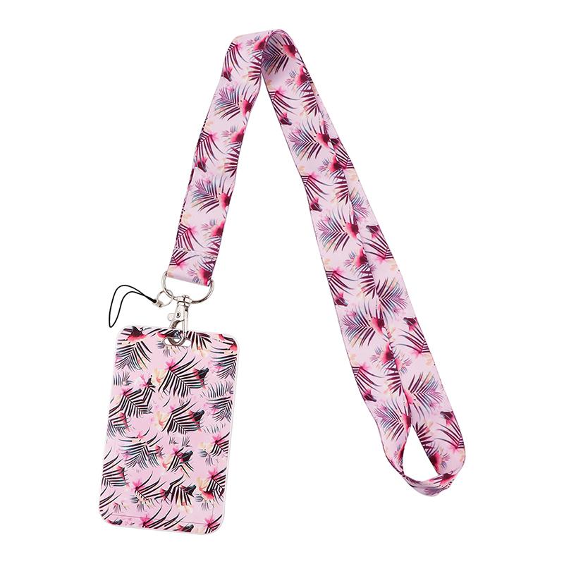 Yoga Sakura Credential Holder Little daisy Lanyard for Key Cute Neck Strap Card ID Badge Holder Key Chain Accessories Wholesale