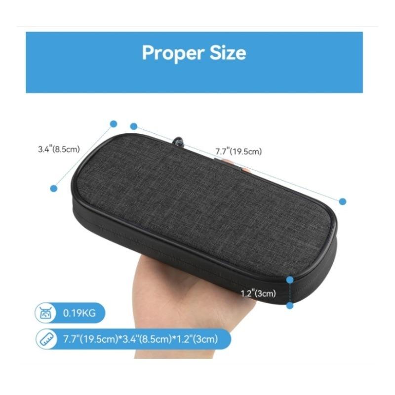 Insulin Cool Bag with 2 Ice Packs, Diabetic Bag for Diabetic Utensils, Safe and Cold, Medication Diabetic Cooler for Travel