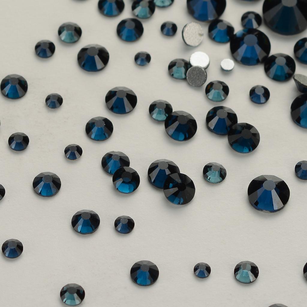 Rhinestones Multi Sizes Colorful Non Hotfix Rhinestone Flat Back Nail Rhinestones for DIY Crafts