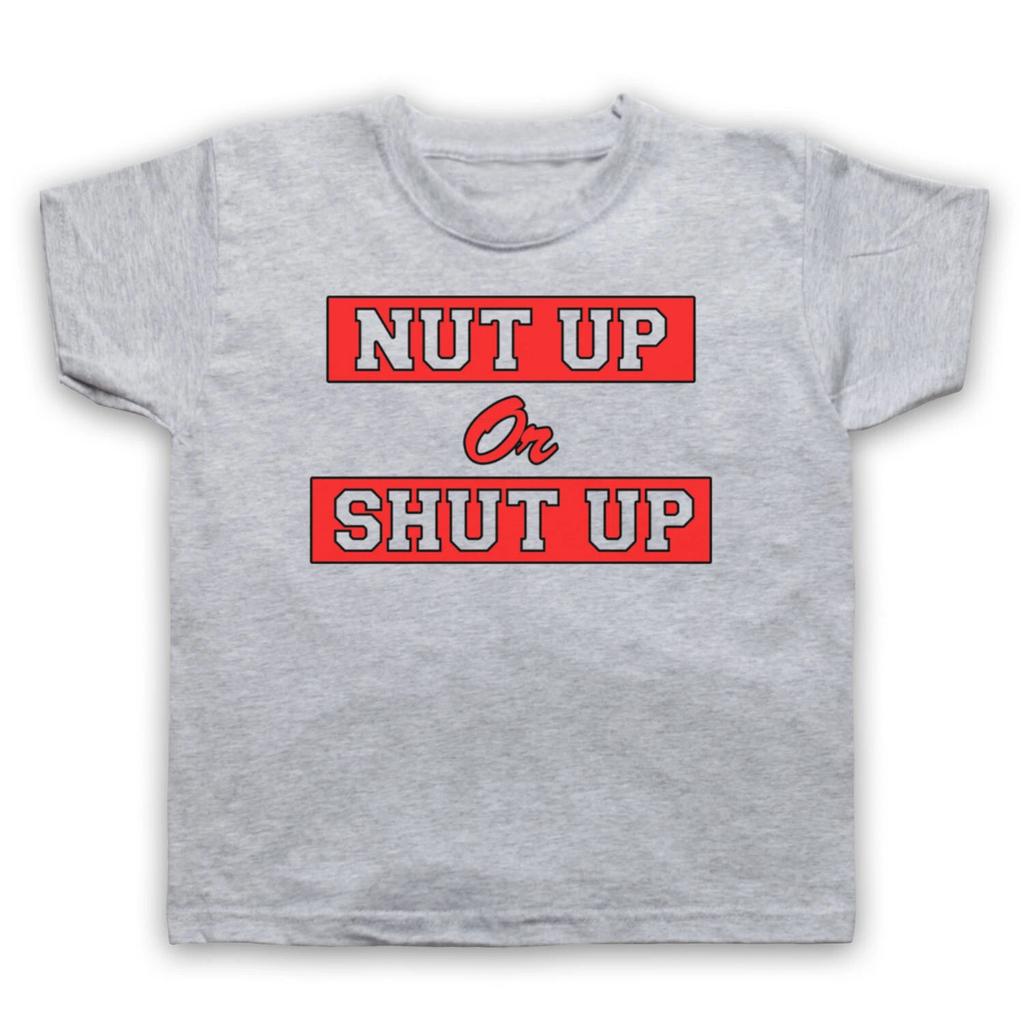 NUT UP OR SHUT UP UNOFFICIAL ZOMBIELAND ZOMBIE FILM KIDS CHILDS T-shirt