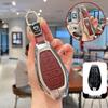 Denza 2025 D9 Key Case for Luxury Flagship Model - Metal & Leather with Advanced Buckle