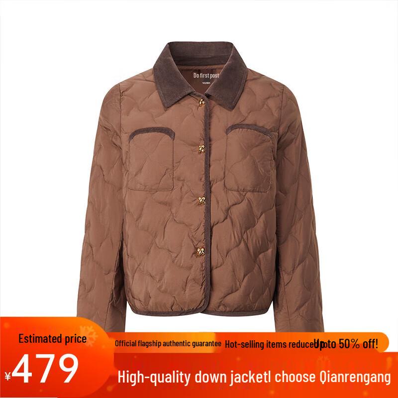 Женский пуховик Qianrengang в стиле ретро-амбара Y309038Y XL (175)