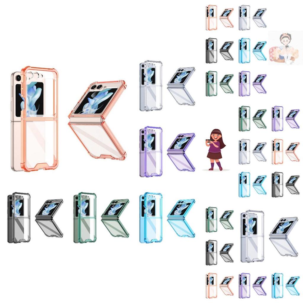 Stylish Galaxy Z Flip5 Protective Case Foldable And Simple Design Anti-drop Function
