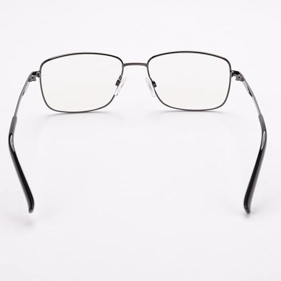 Intellilens | Zero Power Blue Cut počítačové brýle | Antireflexní, lehký | Specifikace UV ochrany | Unisex| Šedá | náměstí | Střední