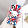 JZ21 Lovely Cartoon Hello Kitty dėklas, skirtas Samsung A04 A14 A23 M33 M53 Realme 10 9 C35 C55 VIVO Y02 X80 Infinix Hot 30 Note 11 Tecno Spark 8P Pro