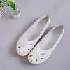 Women Leather Driving Shoes Moccasins Comfort Flats Casual Slip On Yellow Nurse Walking Summer Maternity Shoes for Mother