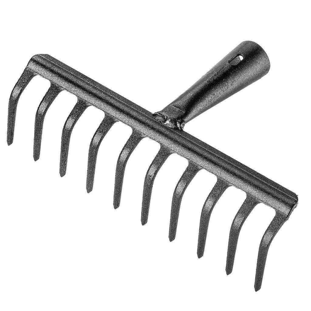 KADAX Grabie Do Liści Stalowe Grabki Ogrodowe Gleby Trawy Bez Trzonka
