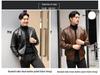 Kuaishou Douyin Men's Autumn/Winter Baseball Collar Leather Jacket – Thin Stand Collar Casual Coat