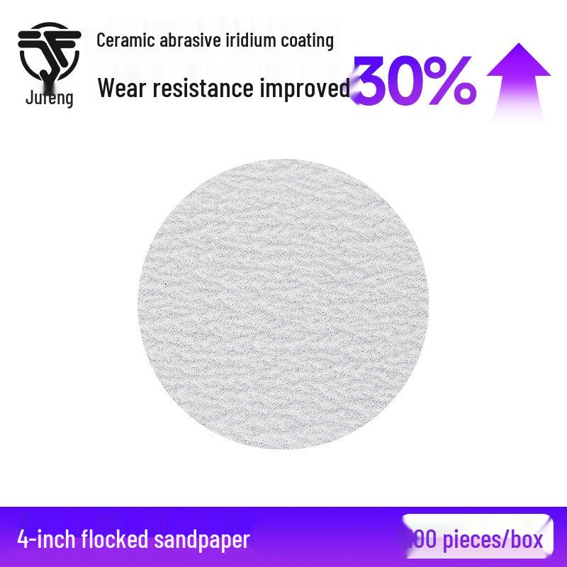 

Круги из керамической наждачной бумаги ZSCAT: 4 /5 Шлифовка с флокированным бархатным основанием для дерева и металла