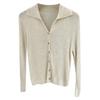 Lapel long-sleeved knitted bottoming shirt spring and autumn new top long-sleeved women's sweater tide