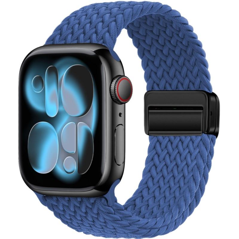 Case+Braided Strap For Apple Watch Bands 40mm 45mm 41mm 44mm 46mm 42mm magnetic correa Bracelet iWatch series se 3 6 7 8 9 10 11