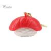Stress Relief Toy 1/6Pcs 3D Printed Sushi Clicker Keychain, Push Button Fidget Toy, Finger Keyring Pendant Backpack Handbag Charm Gadget