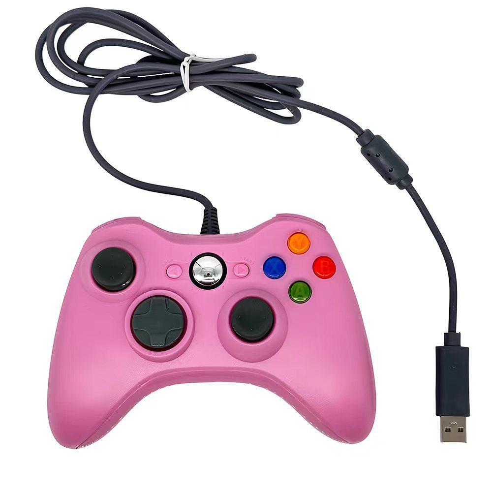 

Проводной игровой контроллер XBOX360: Многофункциональный, Без драйверов, Вибрация. Совместимо с компьютером и Steam.
