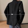 Women's Spring Cropped Blazer Spring Autumn Casual Oversized Short Suit Jacket