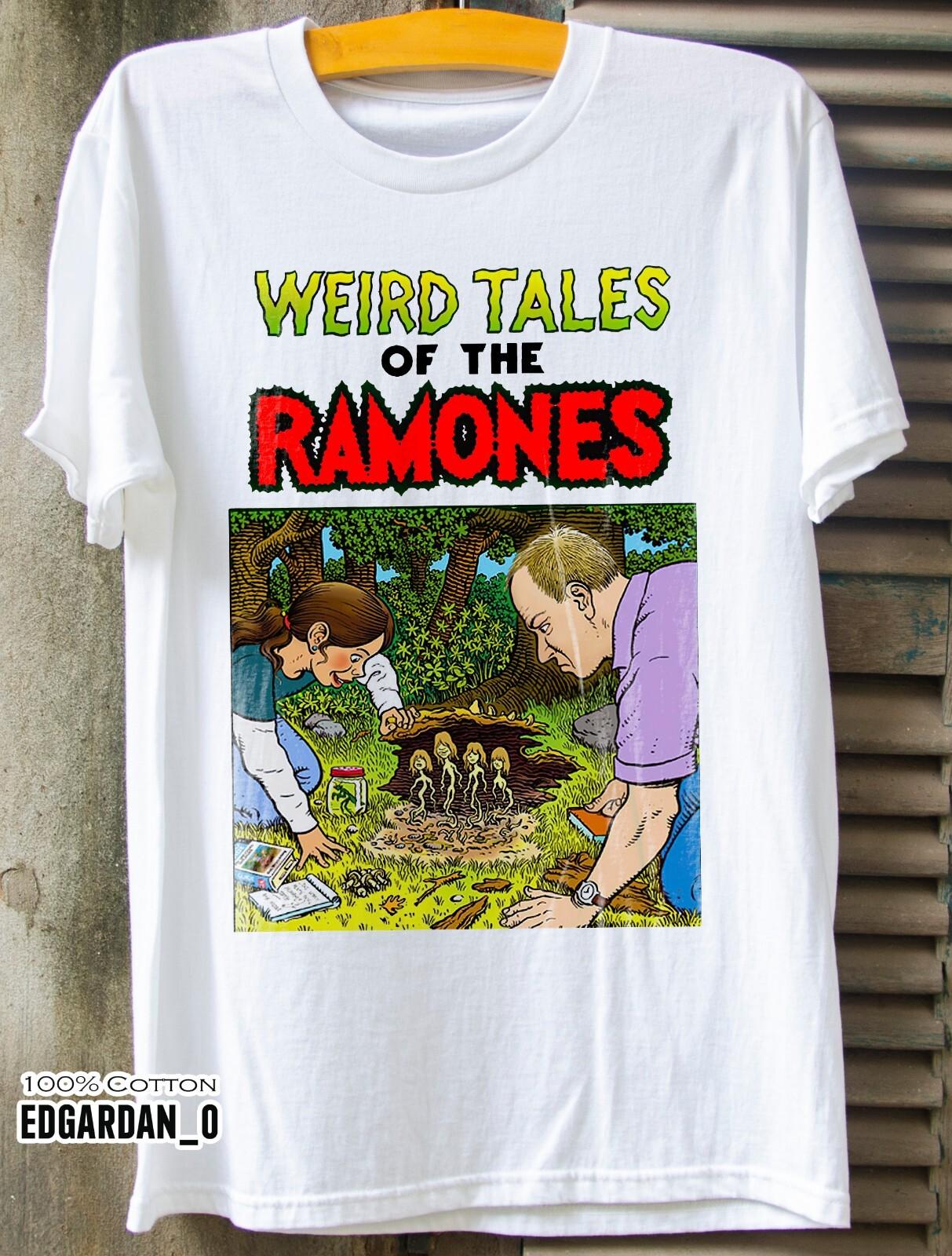 Ramones - Weird Tales of the Ramones White T-Shirt Size S-5XL XXL
