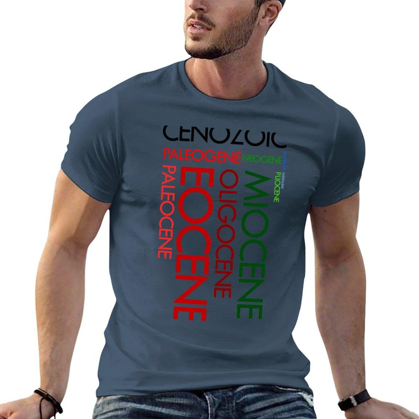 Cenozoic Eras Ages And Epochs Tshirt Casual Loose Daily Wear Tshirt S