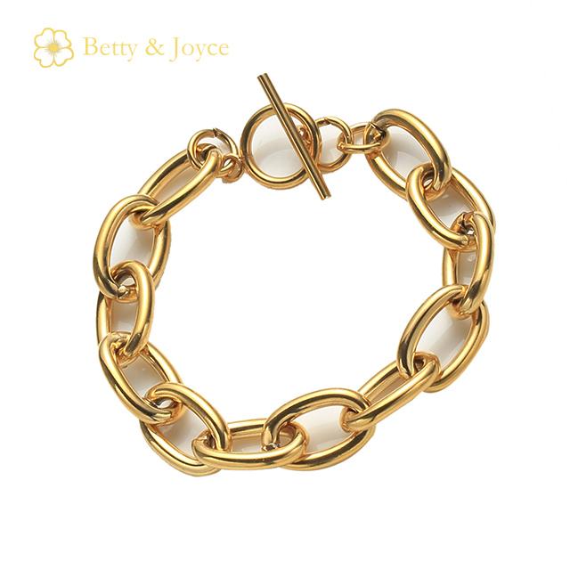 Fashion Jewelry Bracelets Bangles Stainless Steel Bracelet 22 CM&TRENDY