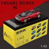 Simulação Pagani Huayra 1/43 Modelo de Carro de Liga Crianças Puxar para Trás Brinquedo Ornamento Miniatura Voiture Brinquedo de Carro Diecast para Menino Presente