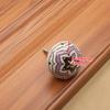KAK 40mm Hand-painted Ceramic Drawer Knobs Porcelain Rural Cabinet Knob Cupboard Handles Mediterranean Furniture Handle Hardware