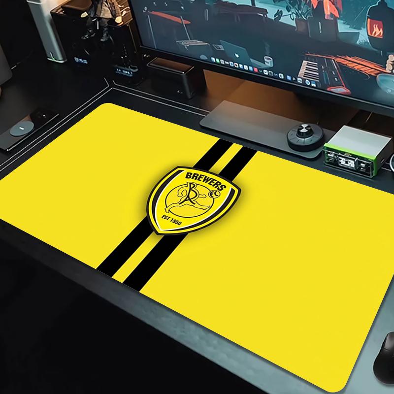 Burton Albion Fc Mouse Pad Large Gaming Table Cushion Nonslip Laptop Tablet Big Mousepad Xxl Mat Mini Pc Playmat With Lock Edge