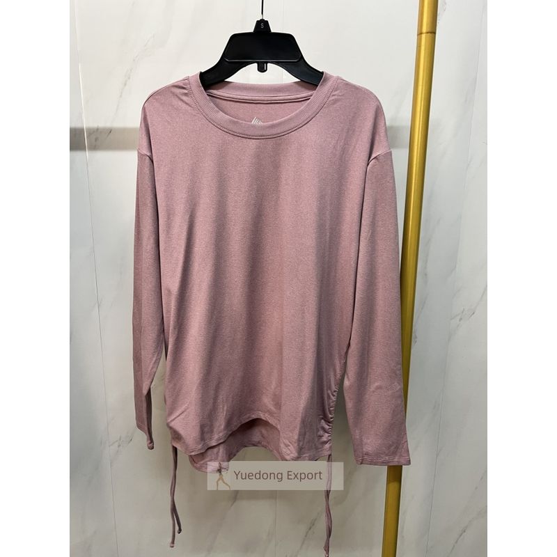 

Yoga Women s Loose Long Sleeves Quick-Drying Loungewear Workout Clothes Pink At2-2-3 M [Size Is Too Large]