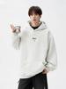 Unisex Heavyweight Embroidered Retro Hoodie - Autumn Casual Sporty High Street Jacket