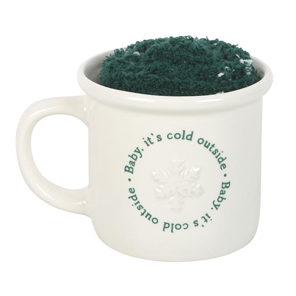 Something Different Baby Its Cold Outside Mug Set