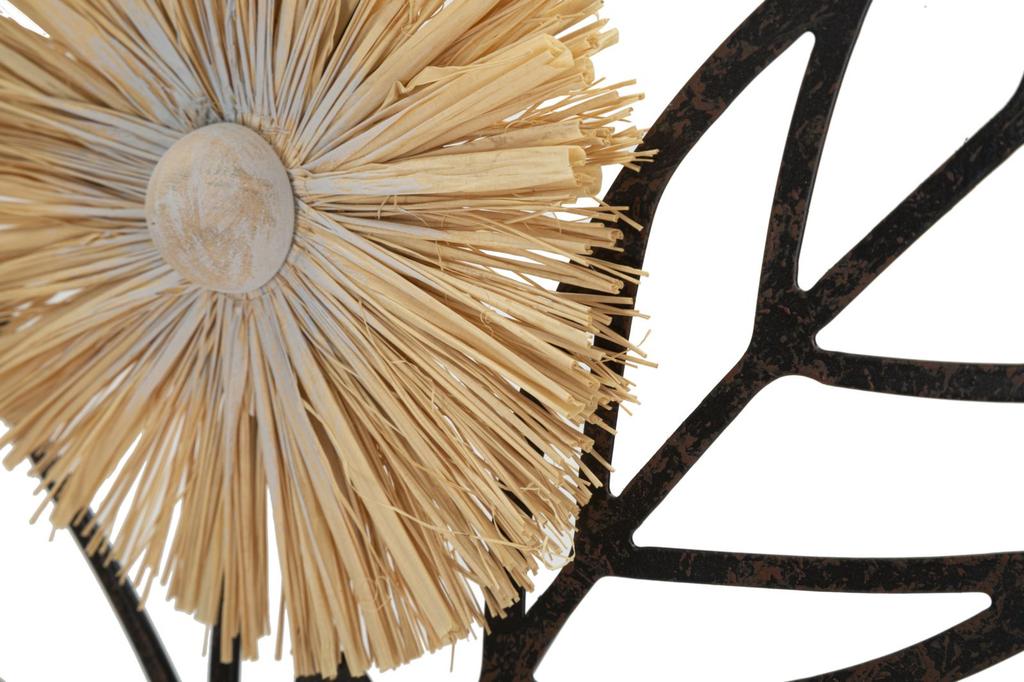 Iron and Wood Wall Panel Vaso Cm 40X3,5X80