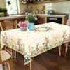 Toalha de mesa criativa, mesa de jantar em casa, à prova de poeira, atmosfera festiva de restaurante, toalha de mesa decorativa