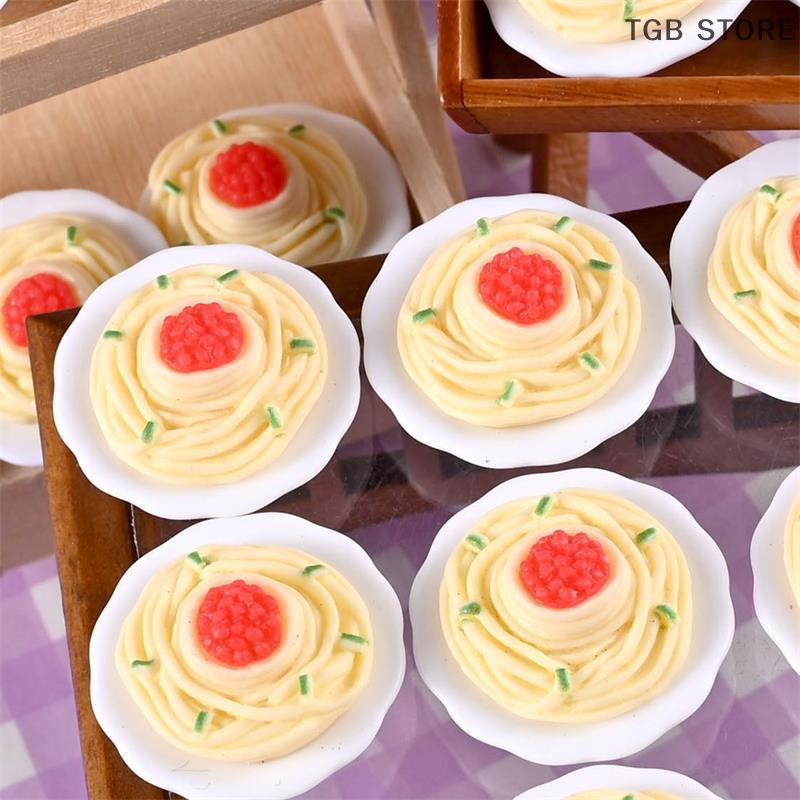 10PCS/Bag Simulation Noodles Dollhouse Toy Accessories Miniature Food Play Scene Model Micro Landscape Ornaments Home Decor
