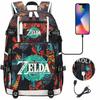 69 Game Print Teen Student Backpack Large Capacity Casual Travel Daypack for Boys and Girls