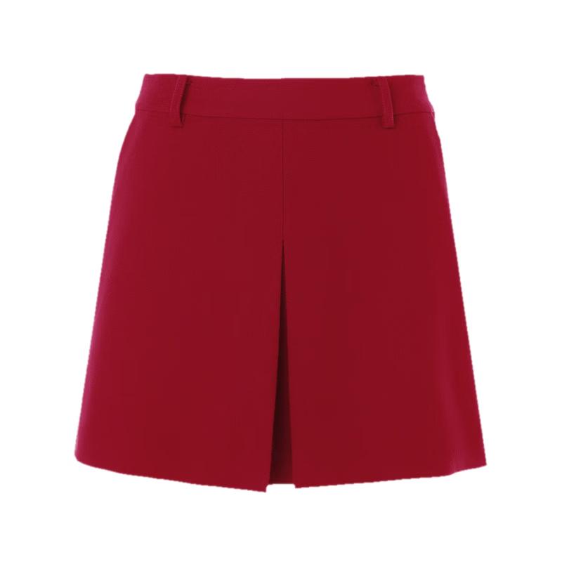 LANGZI MONEY HONG Pleated High-Waist Skort L