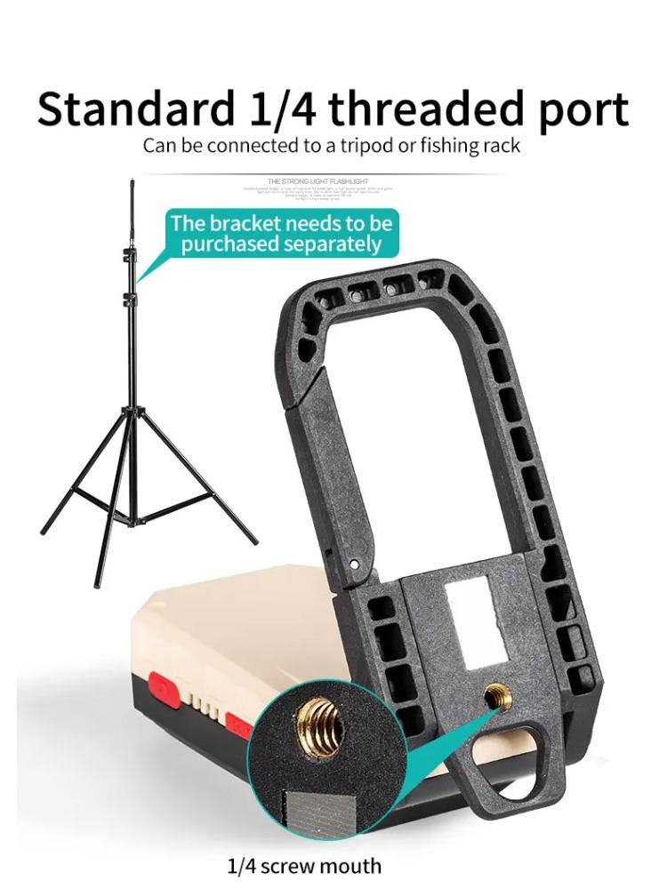 COB Magnetic Work Light Adjustable Folding Strong LED Searchlight Flashlight Waterproof Emergency Camping Tent Lantern With Hook