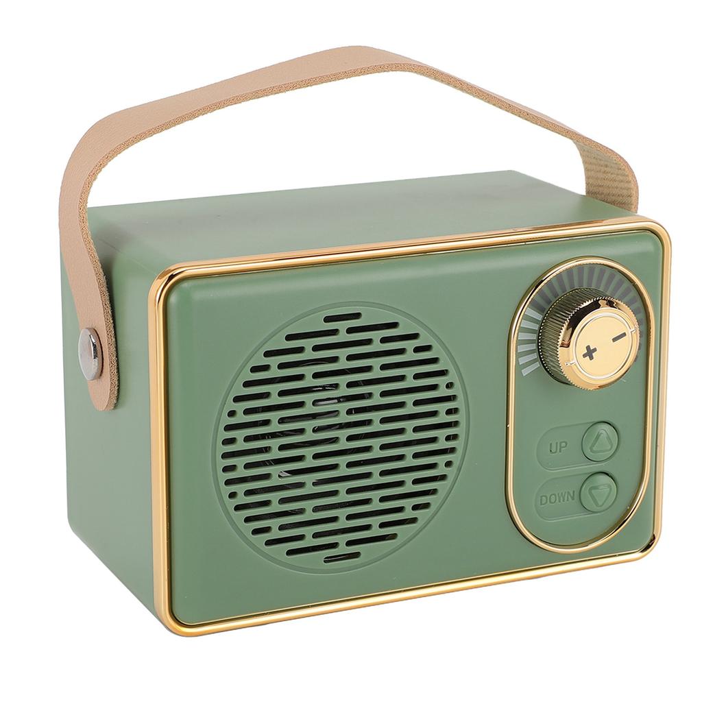 Portable Speaker Cute Old Fashion Wireless Stereo Sound 500mAh Retro Speaker for Desktop Bedroom
