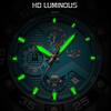 New Original  Brand Luxury Quartz Watches For Men Fashion Military Silicone Big Dial Watch Men Sports Waterproof Chronograph