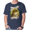 Unisex Rundhals-T-Shirt Alle Ehre sei dem Hypnotoad Grafik Kurzarm Lässiges T-Shirt