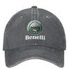 Benelli Racing Motorcross Motorcycle Merch Unisex Baseball Caps Motor Distressed Washed Hats  Classic Outdoor Snapback