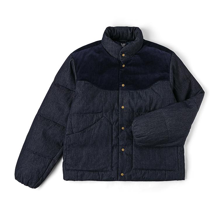 FW25 Warm Fufu Comfortable Stand Collar Spliced Fabric Design 101 Plus Warm Regular Long Sleeve Loose Casual Down Jacket LMT0110165FQ00F898L00