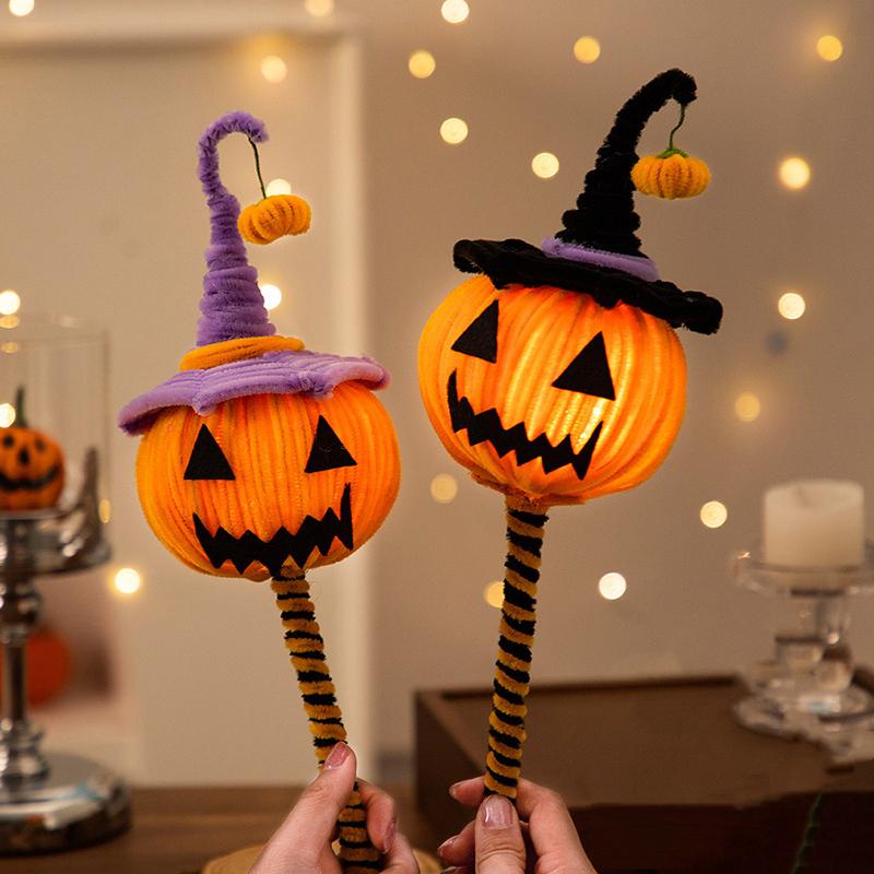 Halloween Pumpkin Led Lamp Lantern Decoration Jack-O Lantern Ghost Face Pumpkin Light Garden Outdoor Indoor Party Home Decor