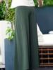 Plus Size High Waist Wide Leg Skirt Pants for Women - Summer Casual Nine-Point Fashion