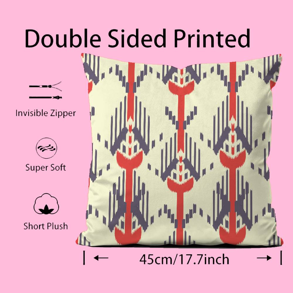 ART Native Fabric Pattern Pillow Case Pattern Printing Pillowcase Living Room Sofa Cushion Cover Bedroom Room Decor