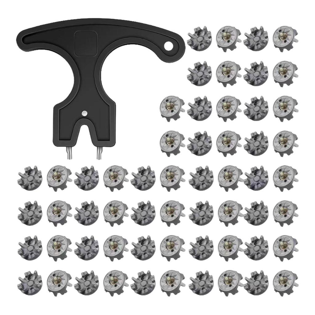 30 Pieces Golf Shoe Spikes Non-Slip Replacement Tips for Sports Shoes Made of Material And