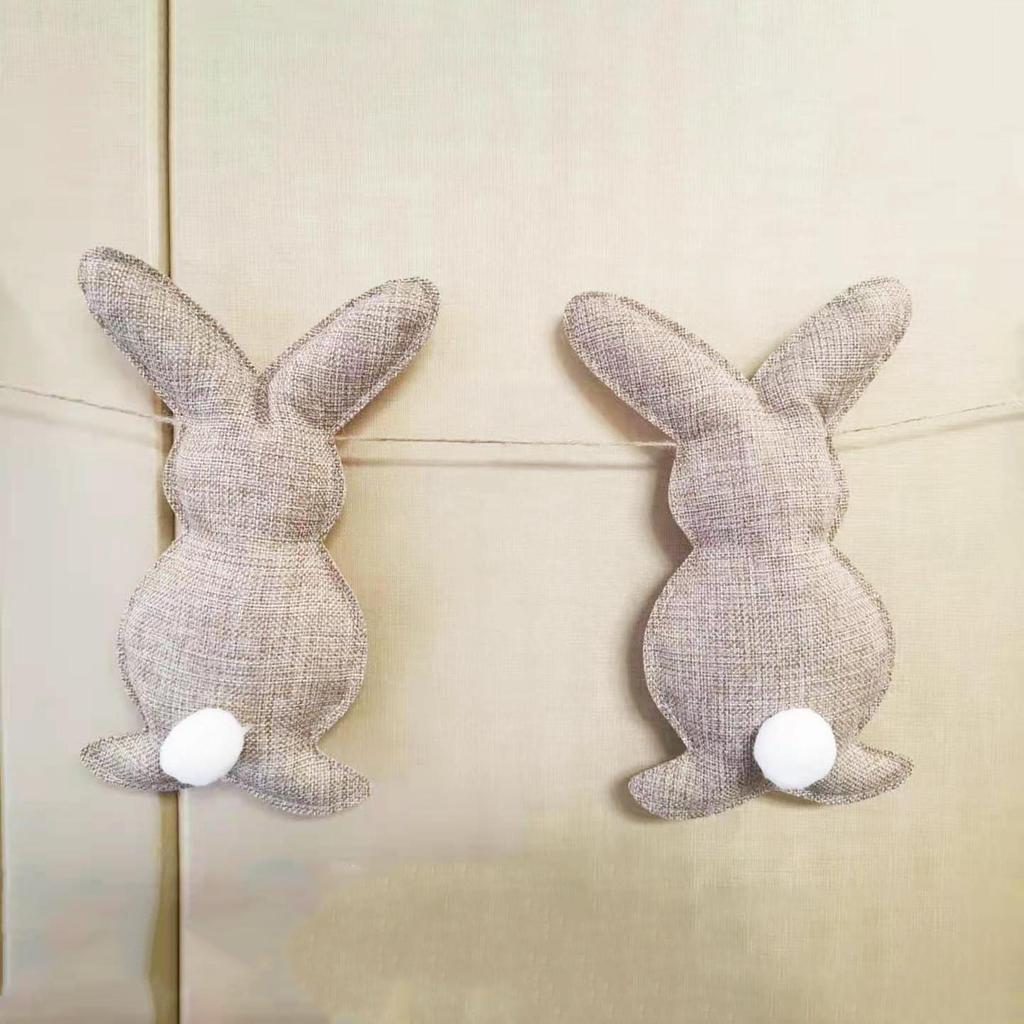 Easter Banner Easter Bunting Garland for Party Decoration Mantle Celebration