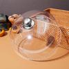 Clear Cake Dome Cover: Cake Stand Cover Food Plate Lid Clear Cloche Bell Cover Cake Dome Round Display Cake Plate Serving Platter Punch Bowl Food