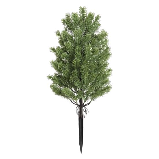 Artificial Cedar Topiary Tree with Stake Lifelike Faux Cedar Pines Christmas Tree UV Resistant Simulated Shrubs for Front Porch Outdoor Decor