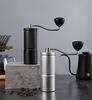 Stainless Steel Manual Coffee Grinder with External Adjustment and Seven-Star Ghost Teeth for Pour-Over Brewing