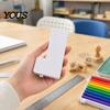 DIY Craft Spacing Guide Paper Crafting Alignment with Case, Precision Layering & Matting Spacers for Card Three Dimensional Design Ruler